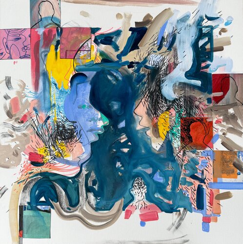 Oceans Apart by Andreea Bianca Velcsov, Painting for Sale on Select