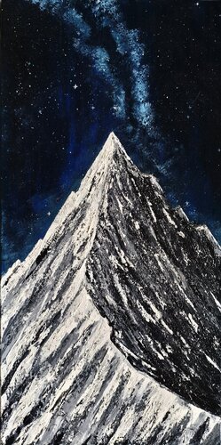 Under the Starry Sky by Anna Shkarban, Painting for Sale on Select