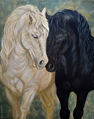 Silent Devotion by Anna Shkarban, Painting for Sale on Select