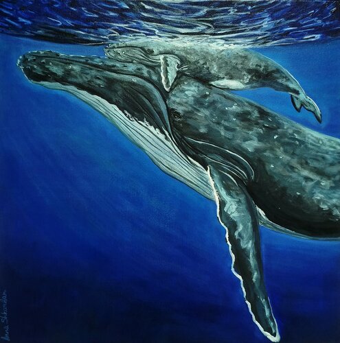 Silent Depths by Anna Shkarban, Painting for Sale on Select