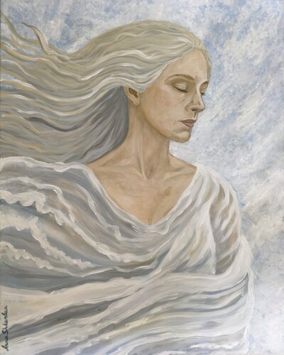 Whisper of the Wind by Anna Shkarban, Painting for Sale on Select