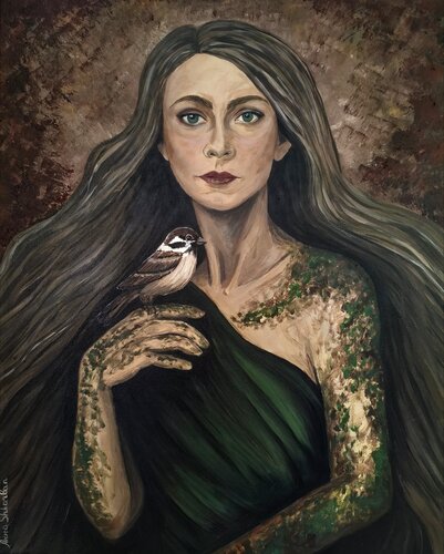 The Heart of the Earth by Anna Shkarban, Painting for Sale on Select