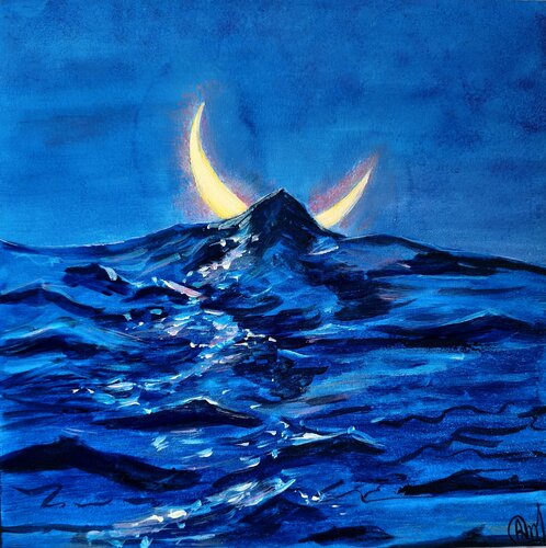 Born by the Sea by Anna Shkarban, Painting for Sale on Select
