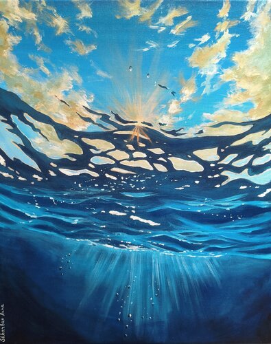 The Light Above by Anna Shkarban, Painting for Sale on Select