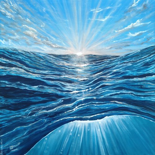 Where Light Begins by Anna Shkarban, Painting for Sale on Select