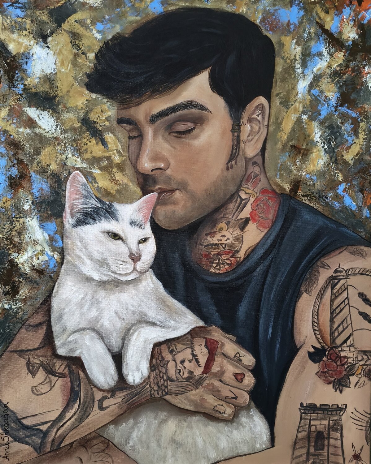 Acceptance Anna Shkarban Original painting for sale