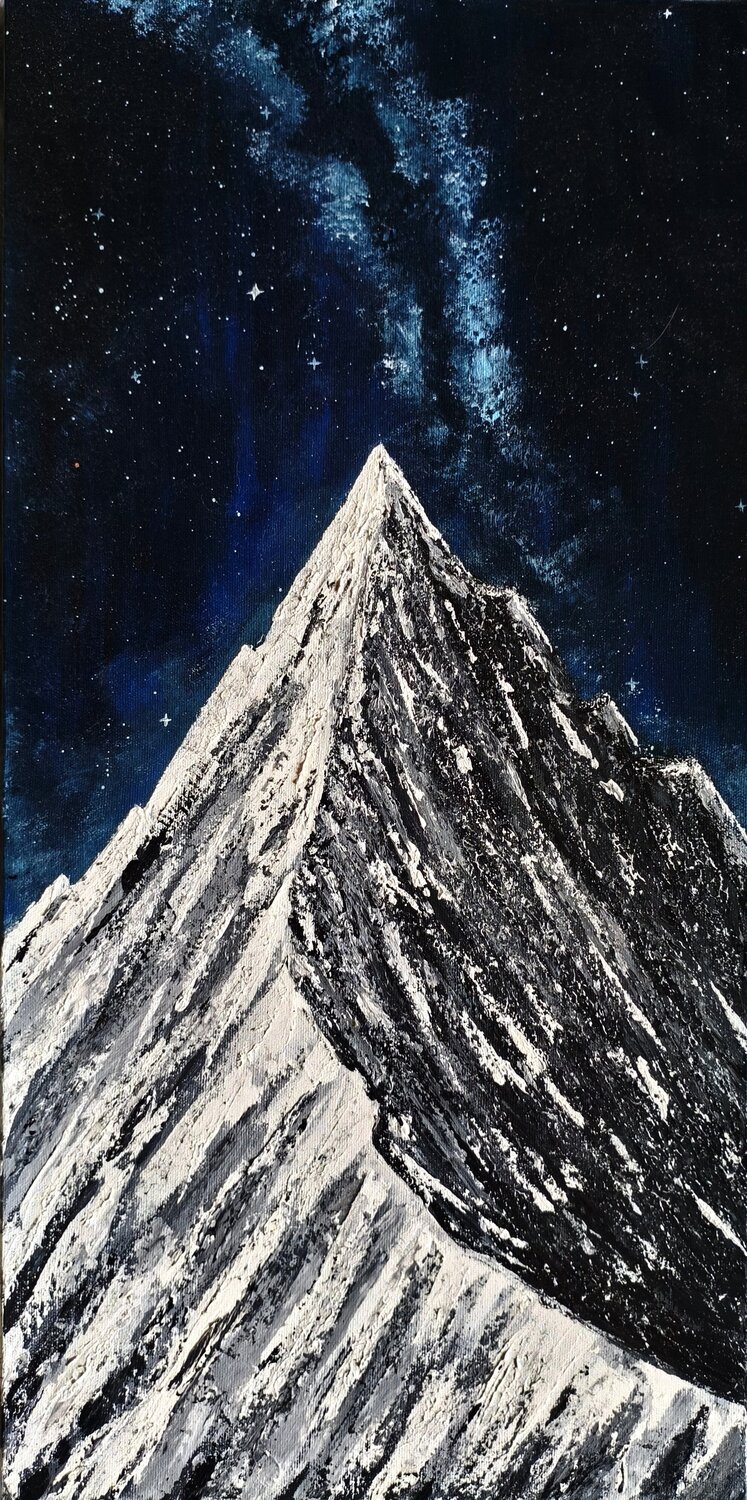 Under the Starry Sky Anna Shkarban Original painting for sale