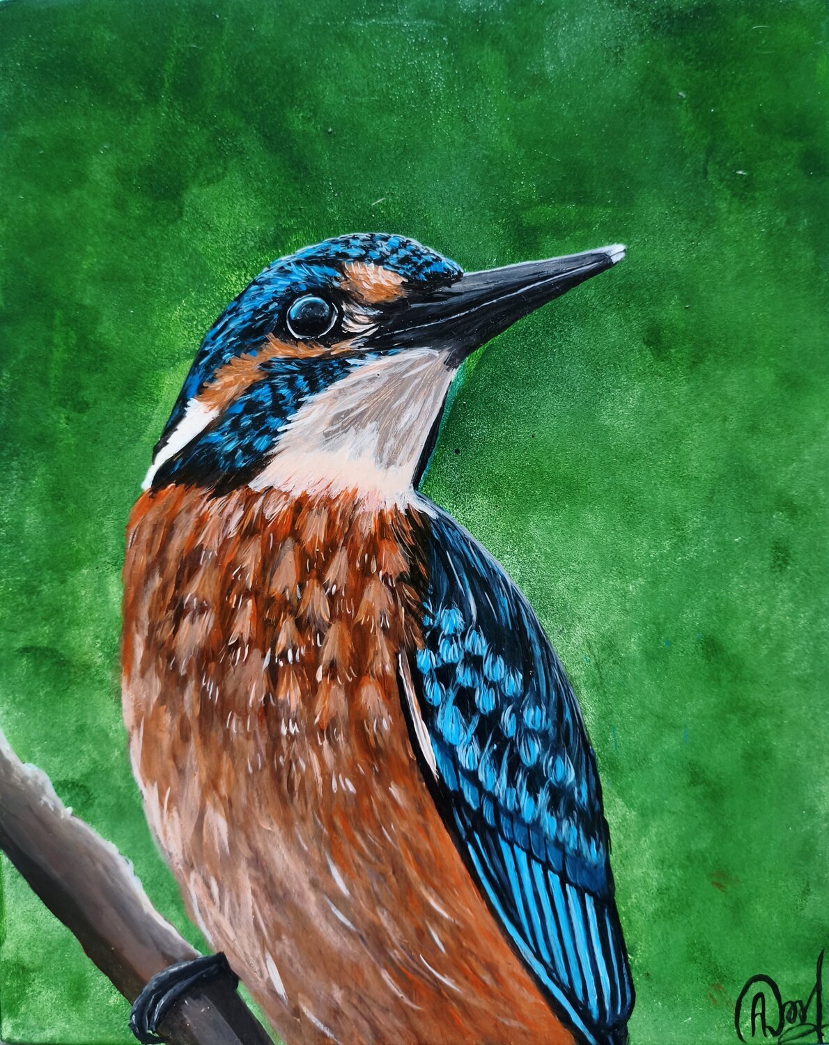 Amber Wings Anna Shkarban Original painting for sale