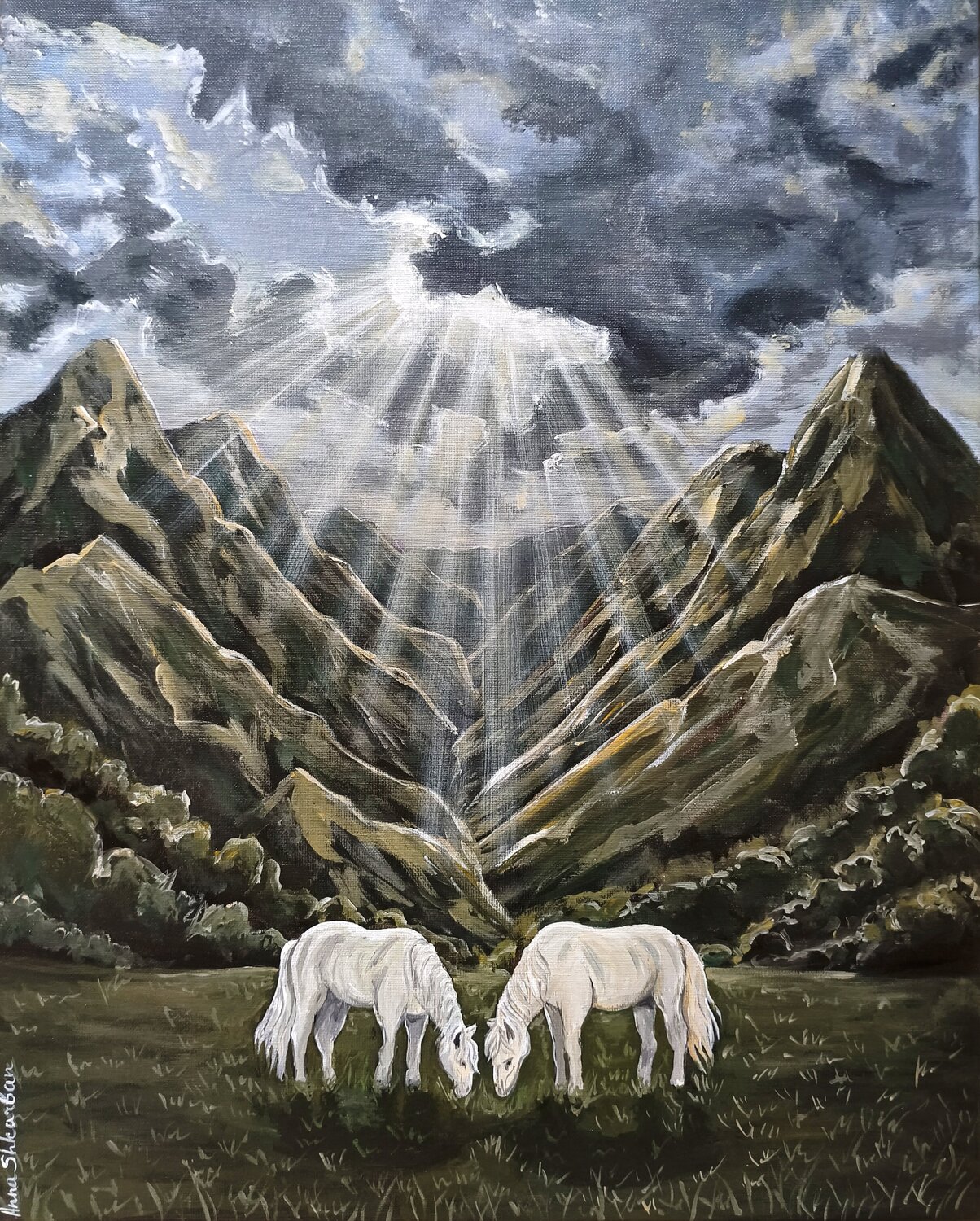 After the Storm Anna Shkarban Original painting for sale