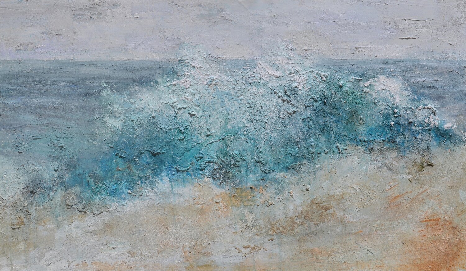 Gran ola. Carlos López González Original painting for sale