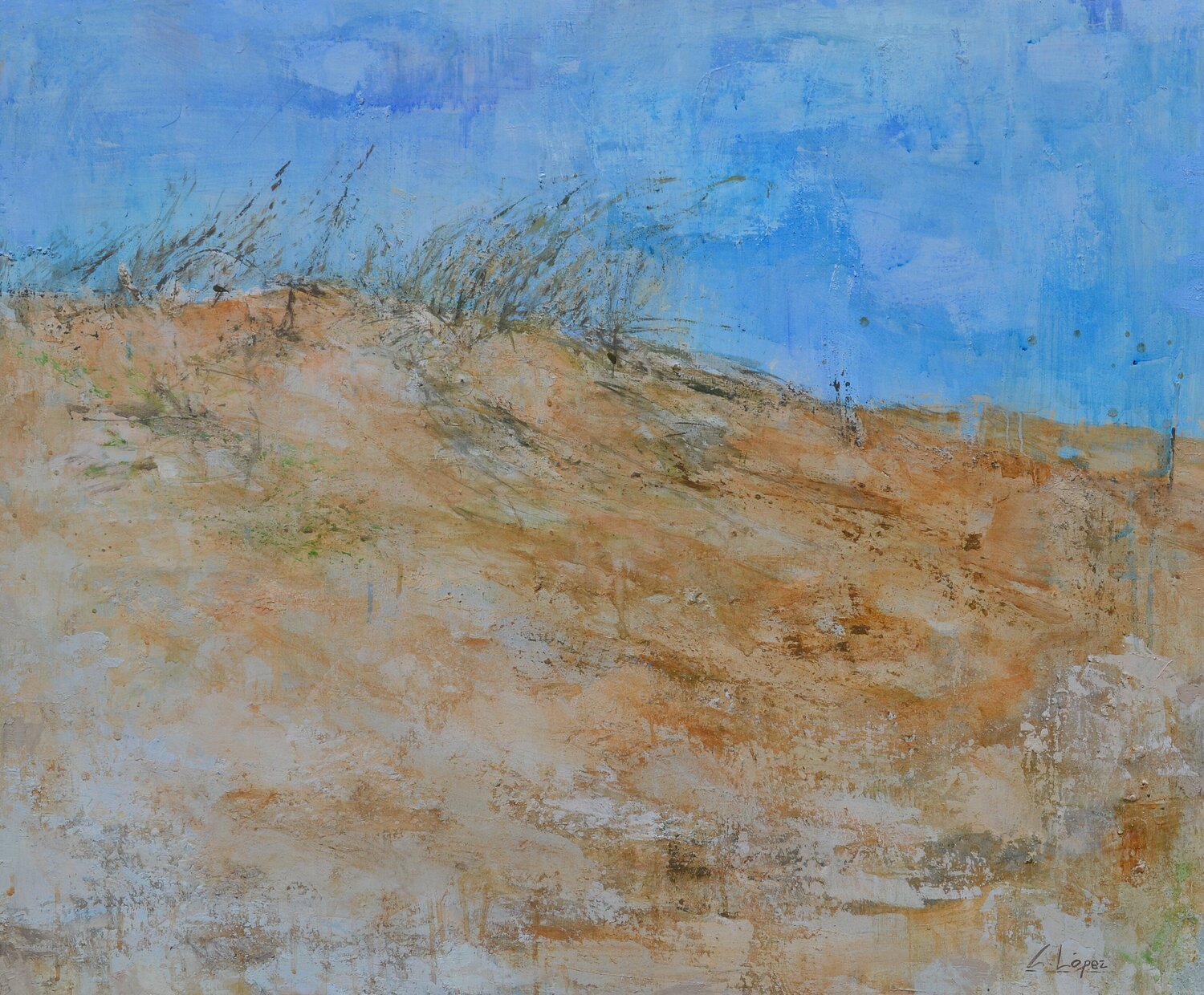 Duna. Carlos López González Original painting for sale