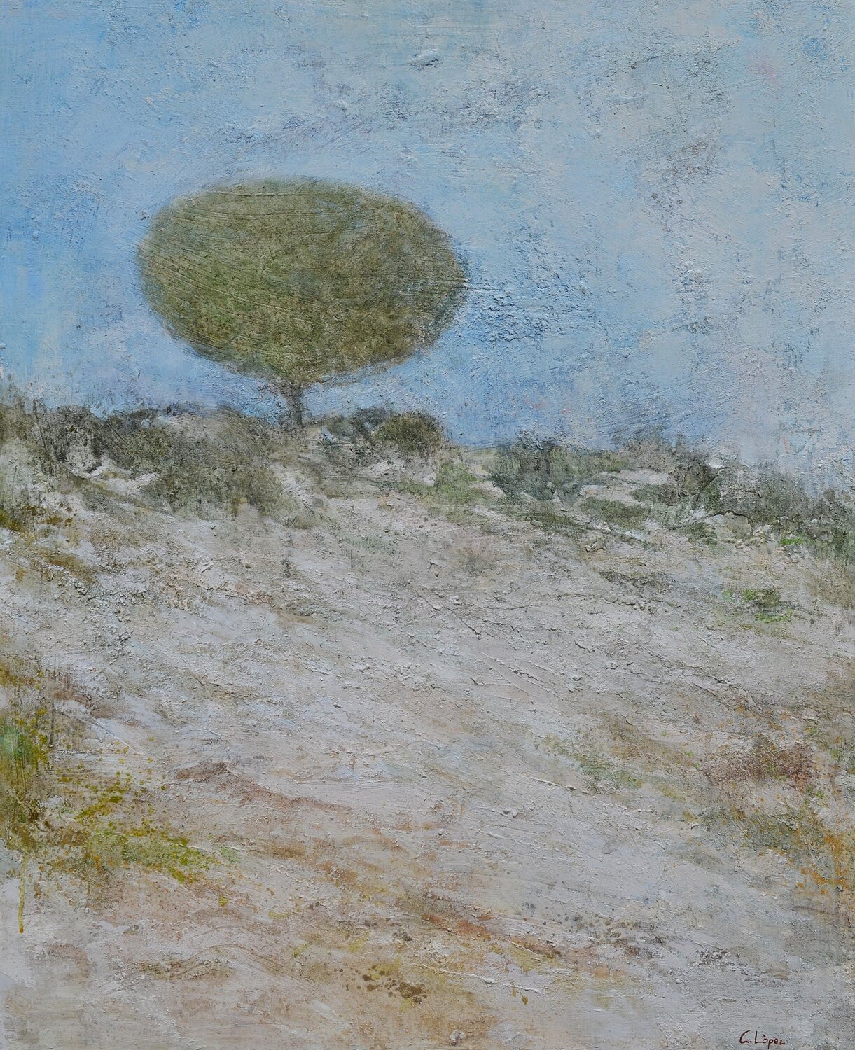 Pino. Carlos López González Original painting for sale
