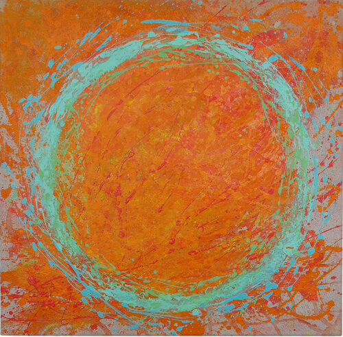 Im Kreis by Tanja Robisch, Painting for Sale on Select
