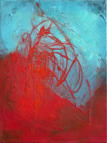 "Energie aus dem Chaos" by Tanja Robisch, Painting for Sale on Select