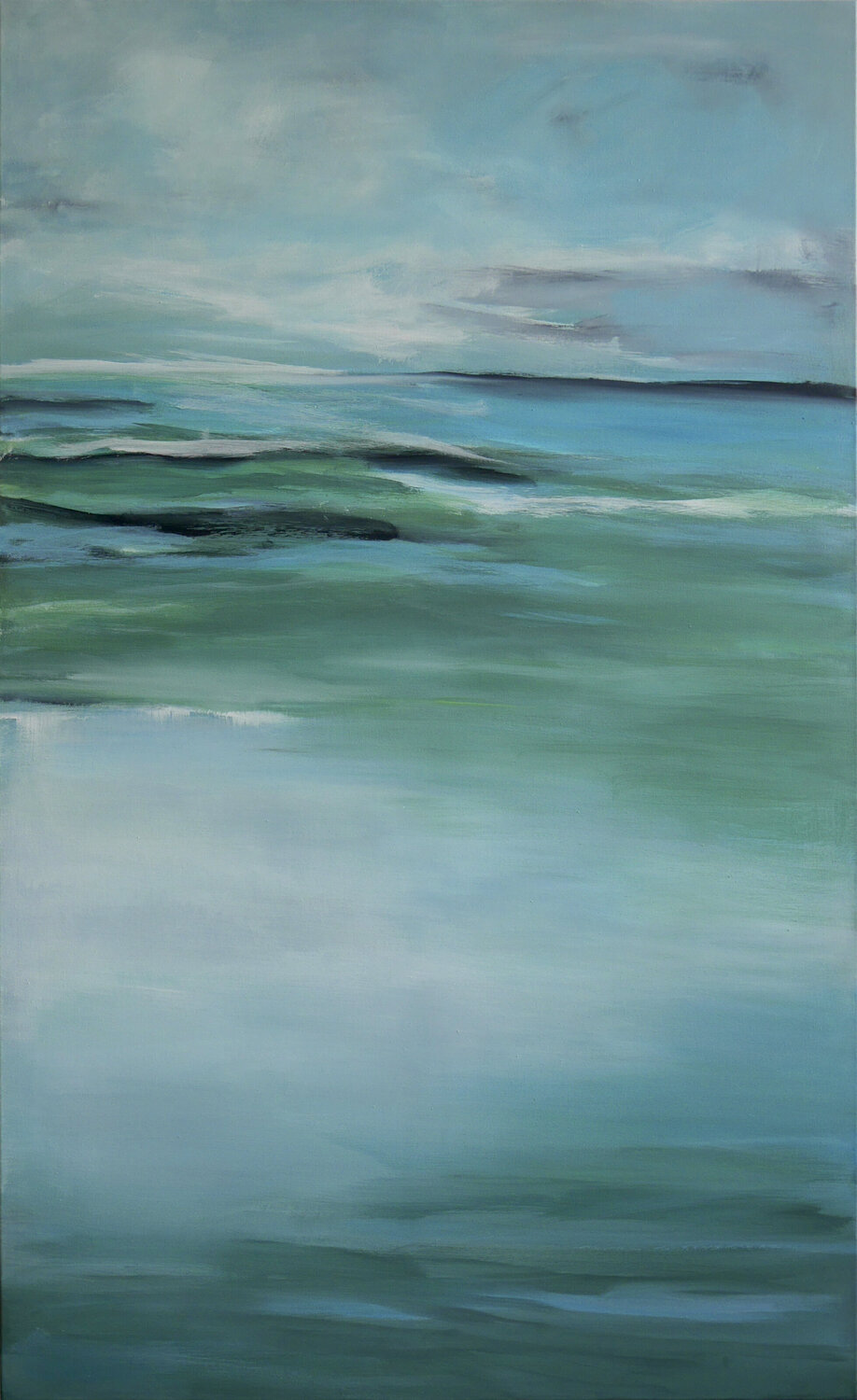 Meer abstrakt 2020 Tanja Robisch Original painting for sale