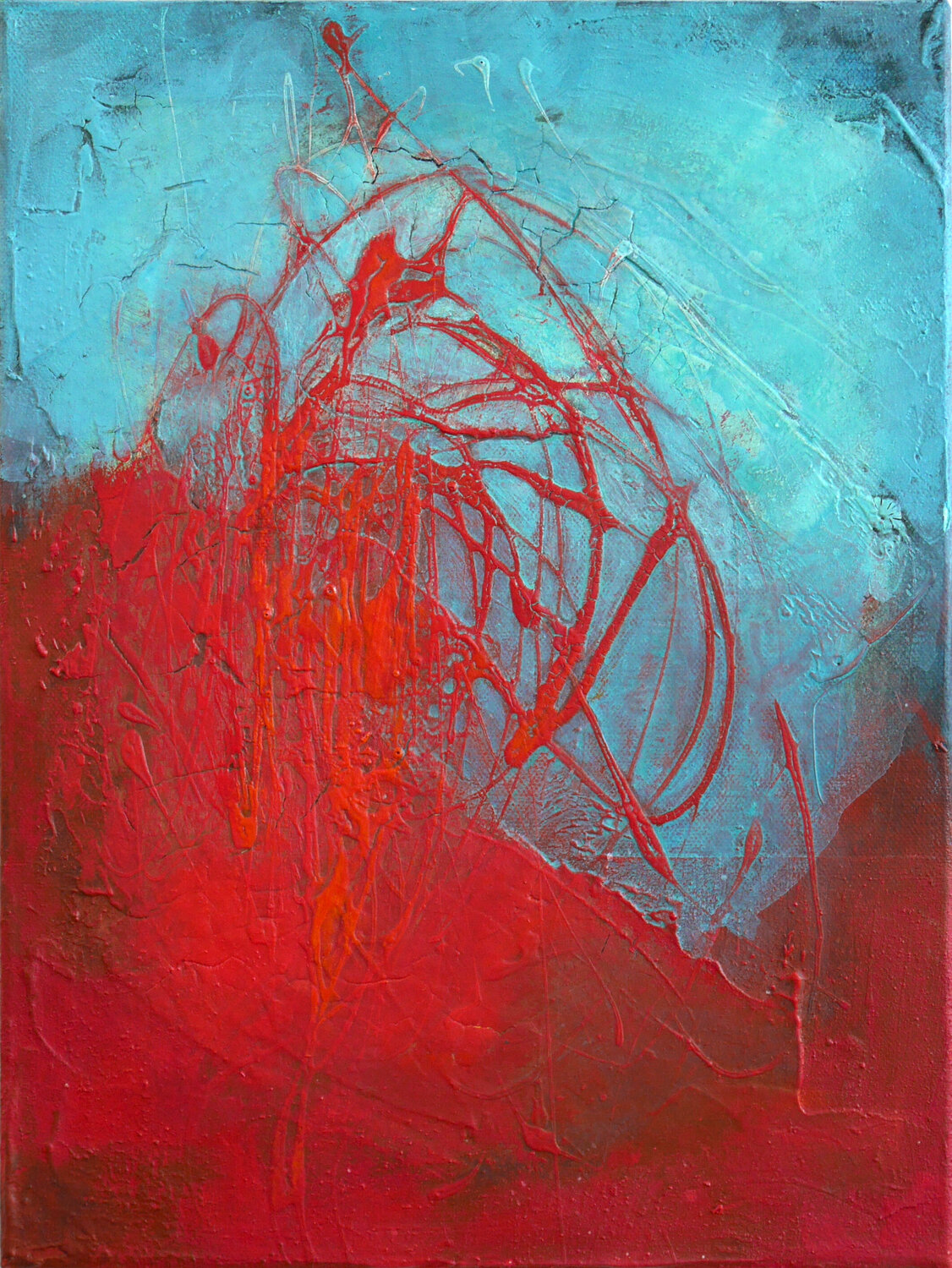 "Energie aus dem Chaos" Tanja Robisch Original painting for sale