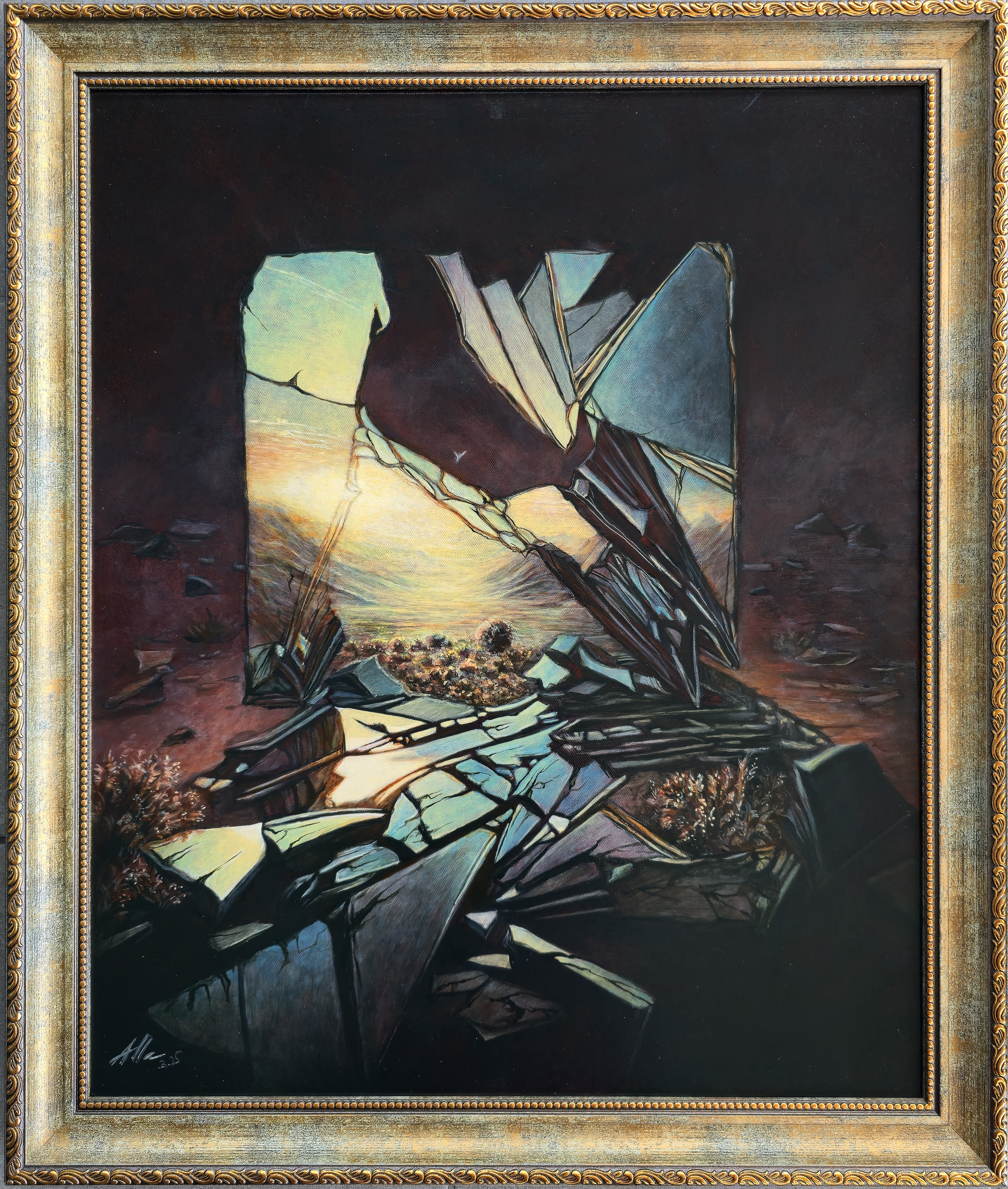 Shattered Reflection – Light Through the Ruins