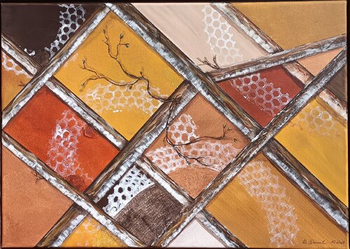 Ausbruch aus bestehenden Strukturen by Betty Dienel, Painting for Sale on Select