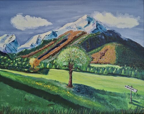 Schöne Aussicht by Betty Dienel, Painting for Sale on Select