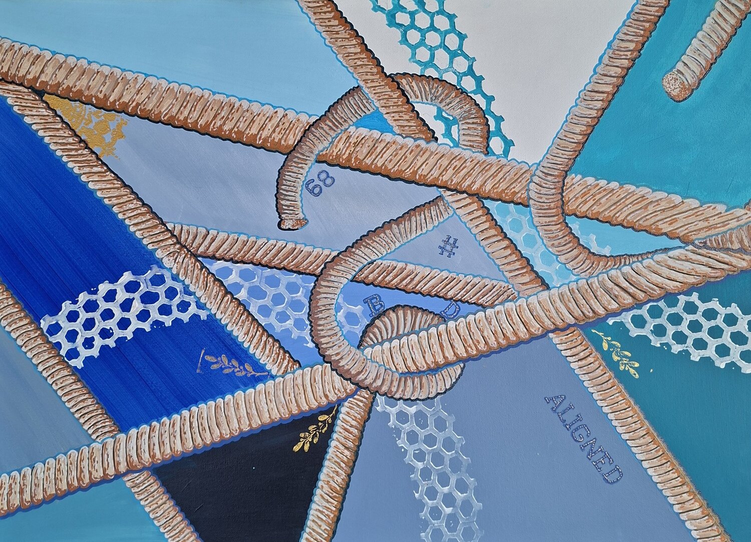 Aligned Betty Dienel Original painting for sale