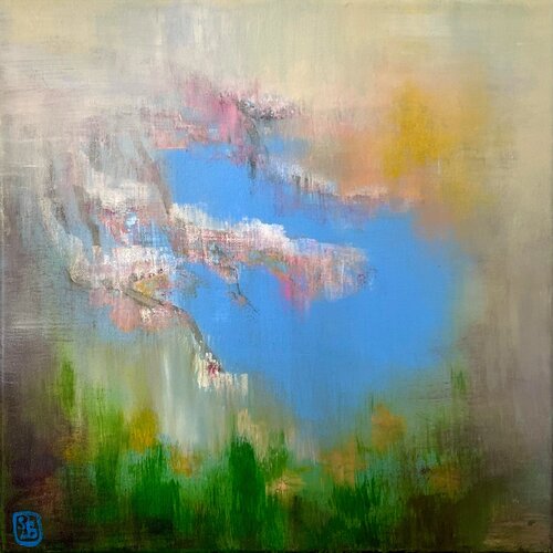 „Frühlingstraum“ by Sabina Bogus, Painting for Sale on Select