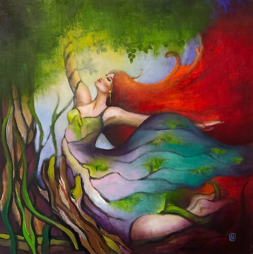 „Sacre” by Sabina Bogus, Painting for Sale on Select