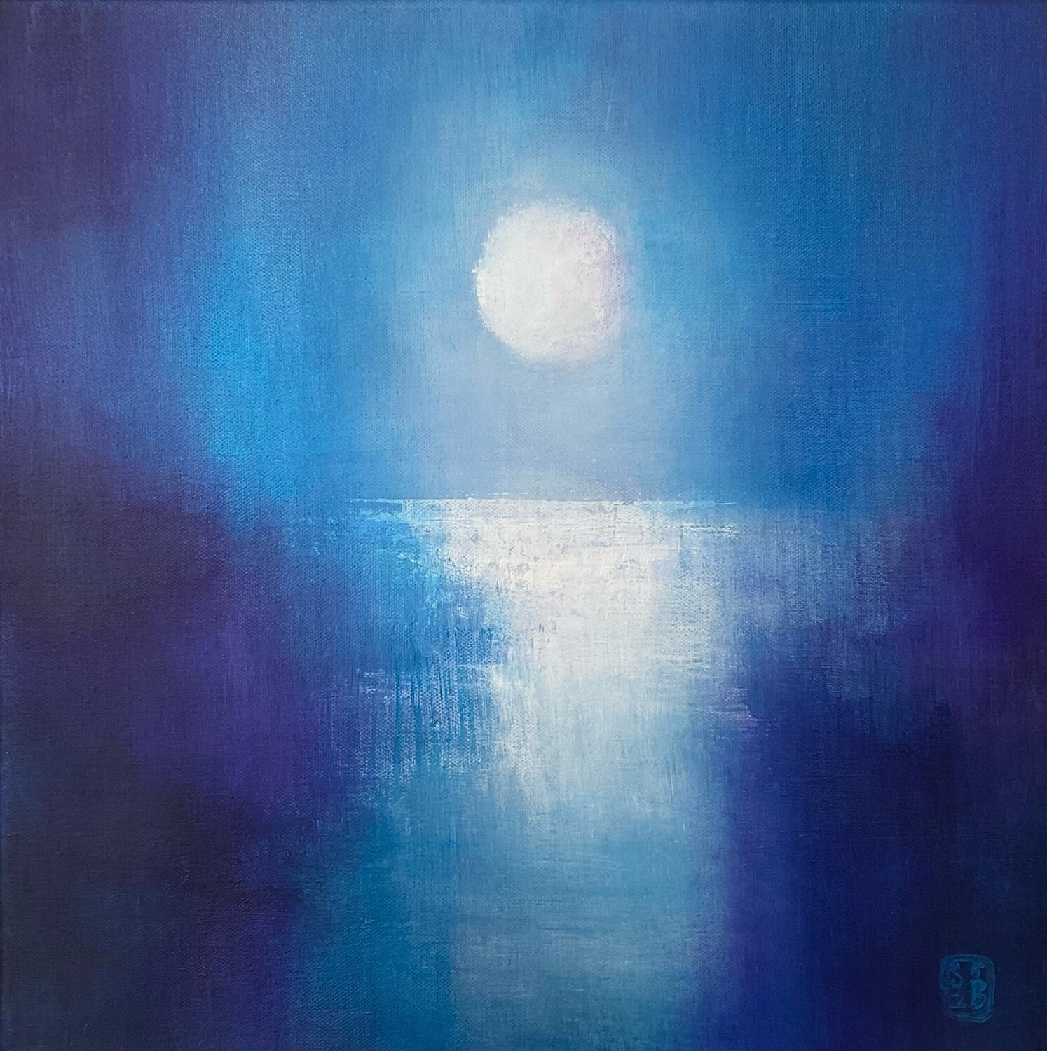 „Clair de Lune“ Sabina Bogus Original painting for sale