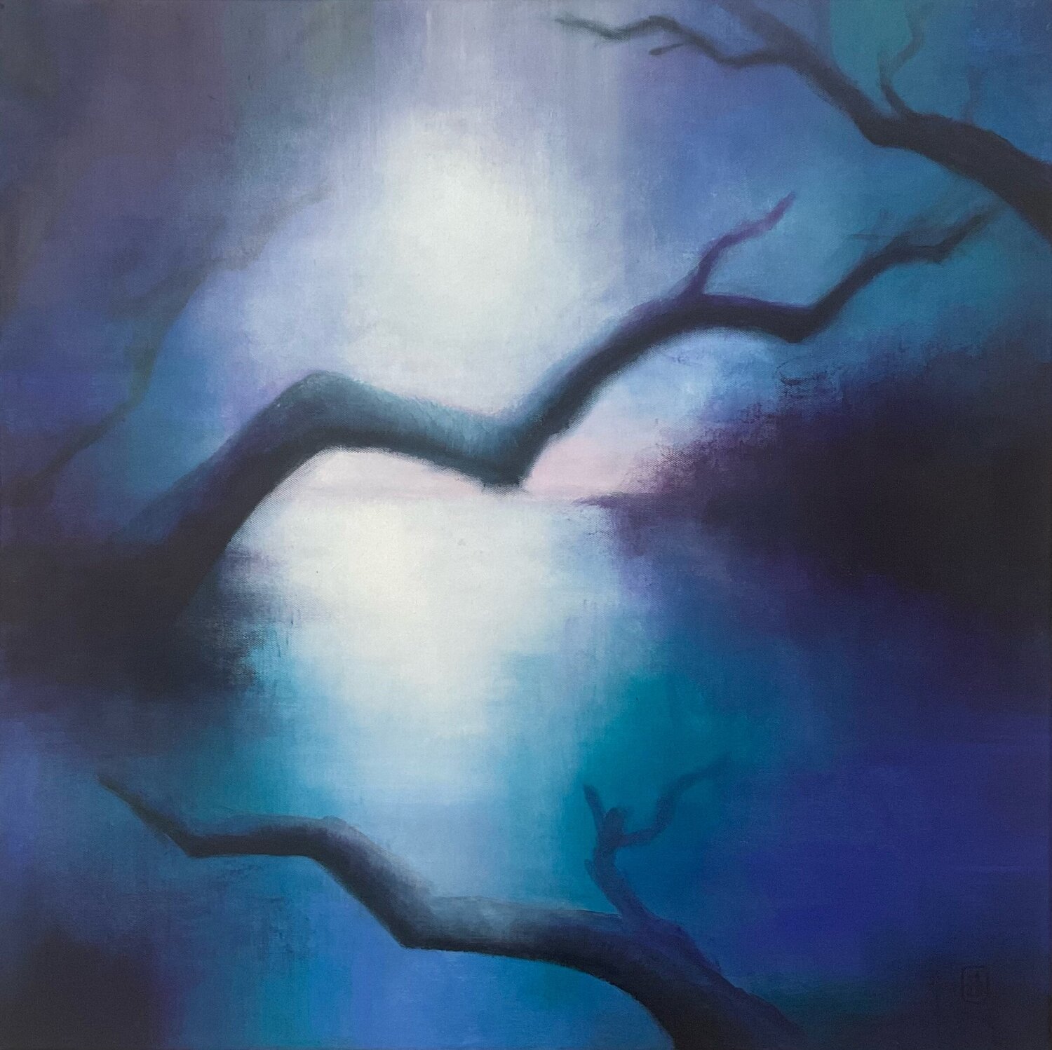 „Verklärte Nacht II” Sabina Bogus Original painting for sale