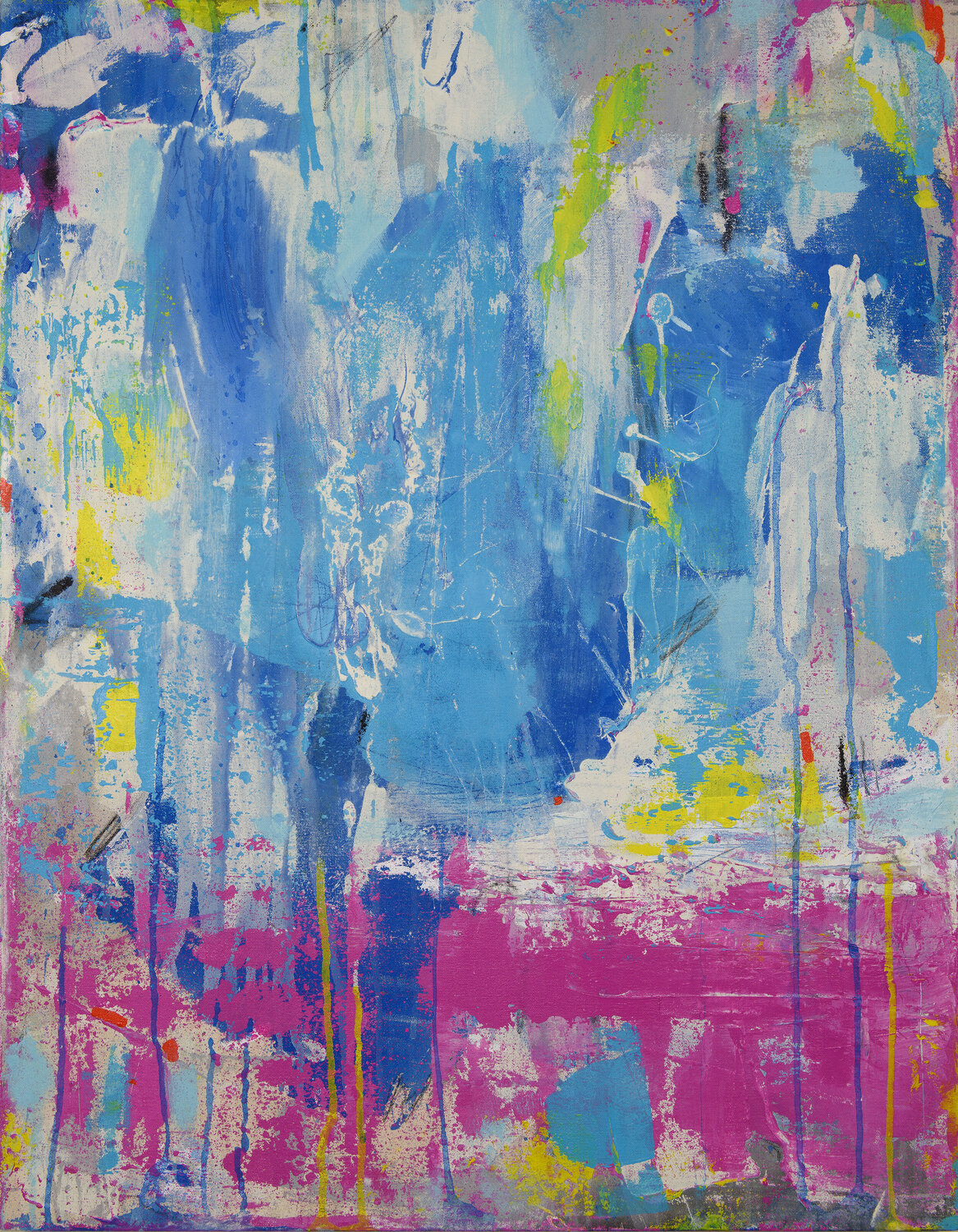 Playful Thoughts Jennifer Vahlbruch Original painting for sale