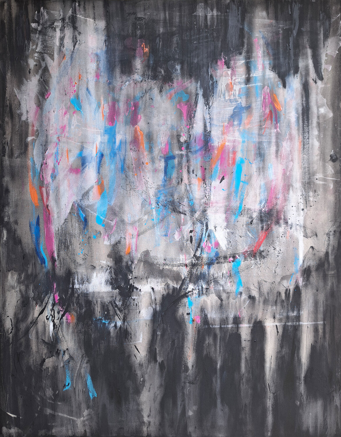 Verge of Uncertainty Jennifer Vahlbruch Original painting for sale