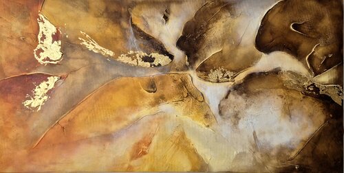Goldene Erde by NICOLA HOFMANN, Painting for Sale on Select