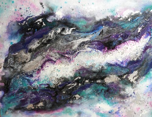 Fluorit by Marta Morgen, Painting for Sale on Select
