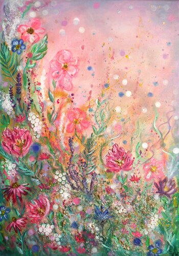 Sommerwiese by Marta Morgen, Painting for Sale on Select