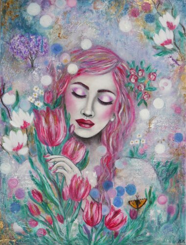Selbstliebe by Marta Morgen, Painting for Sale on Select