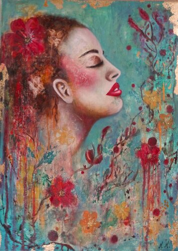 Herbstliche Stimmung by Marta Morgen, Painting for Sale on Select