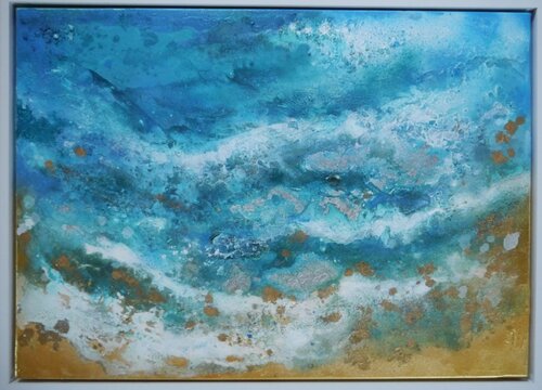 Am Strand by Marta Morgen, Painting for Sale on Select