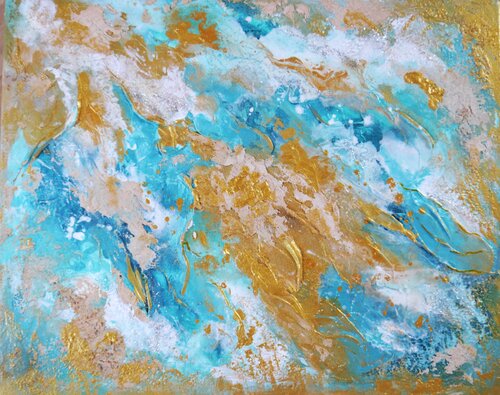 Goldene Strand by Marta Morgen, Painting for Sale on Select