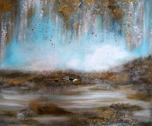 Goldland by Marta Morgen, Painting for Sale on Select