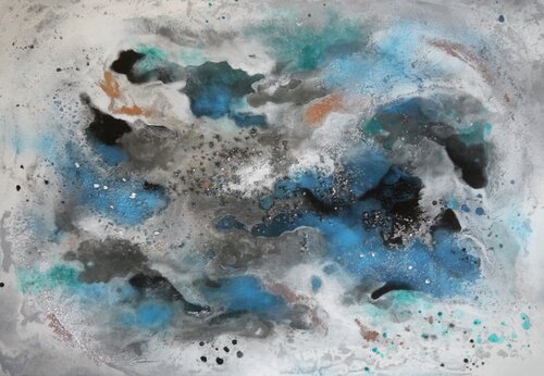 Wolkenmeer by Marta Morgen, Painting for Sale on Select