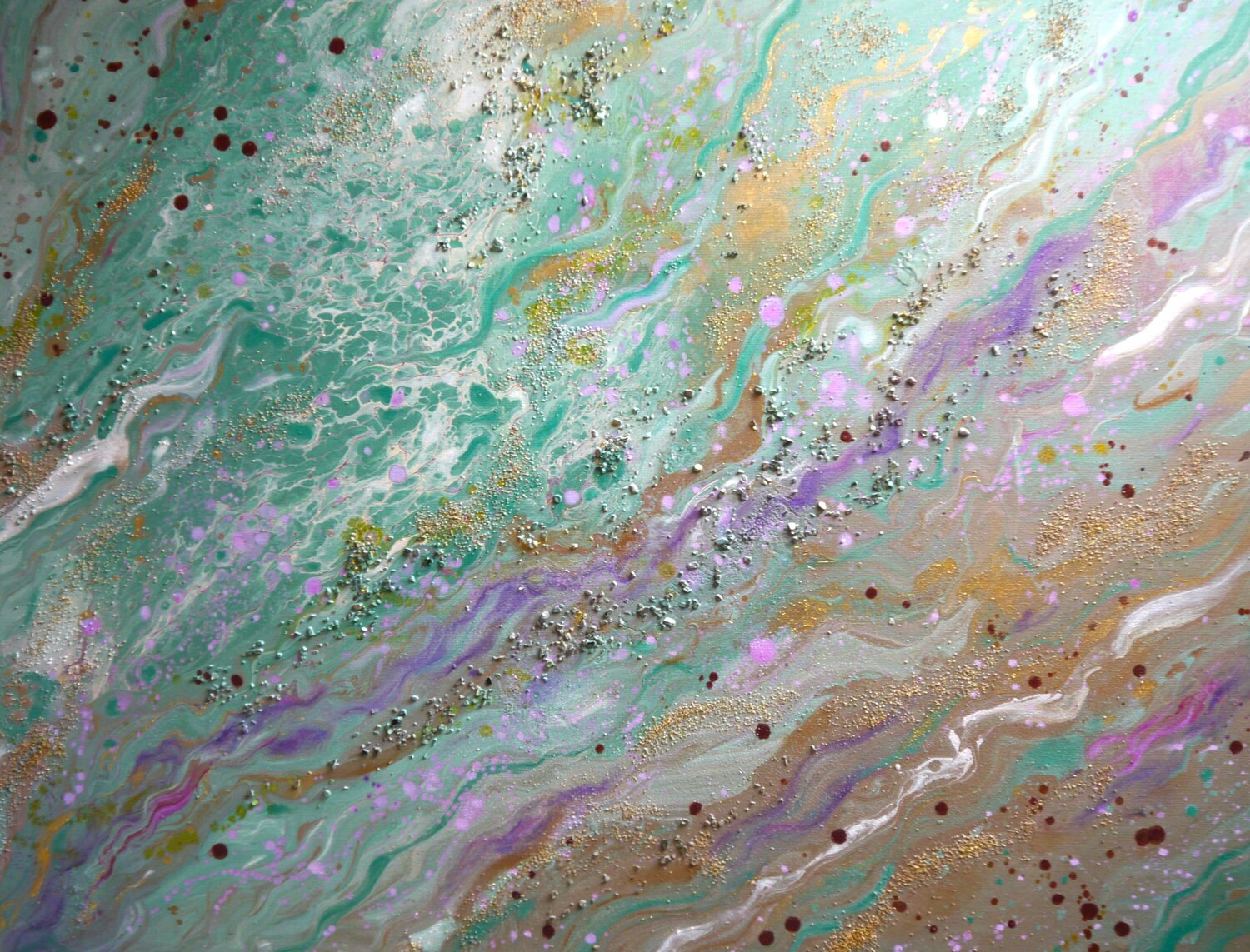 Sanftes fließen Marta Morgen Original painting for sale