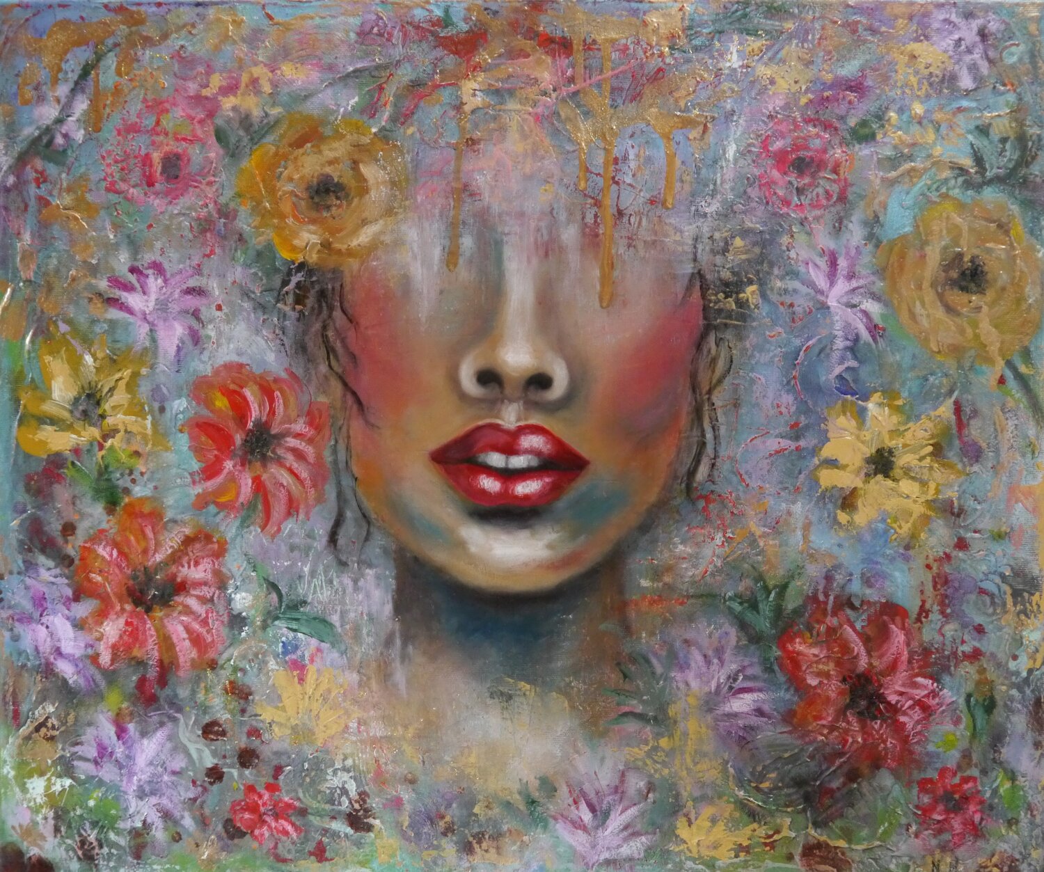 Versteck Marta Morgen Original painting for sale