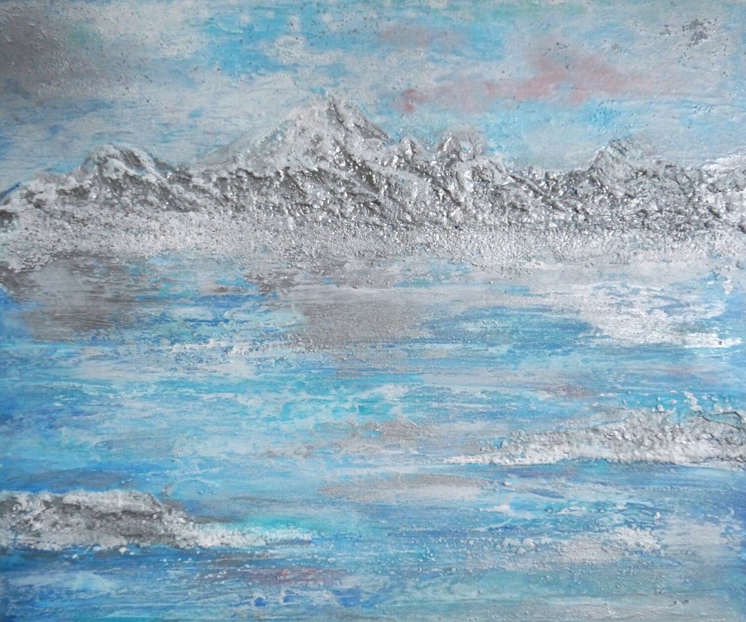 Schnee Horizont Marta Morgen Original painting for sale