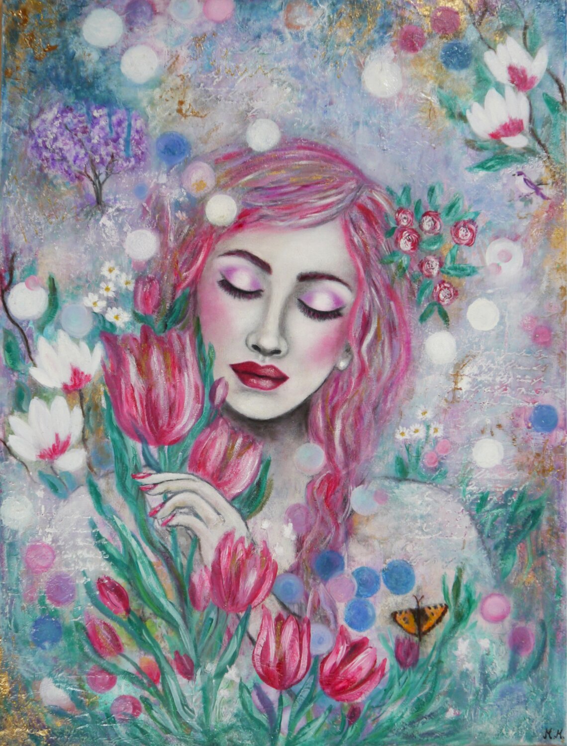Selbstliebe Marta Morgen Original painting for sale