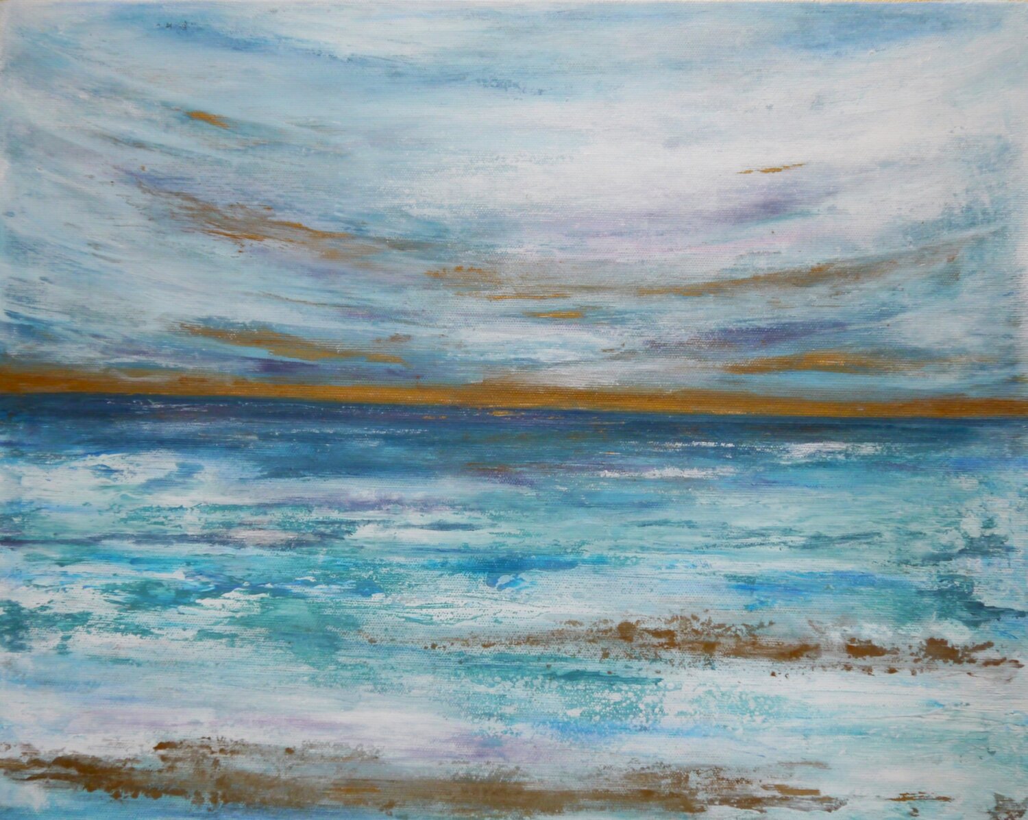 Wellenrauschen Marta Morgen Original painting for sale