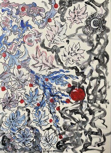 冬飾り by アリサ オオツカ, Painting for Sale on Select