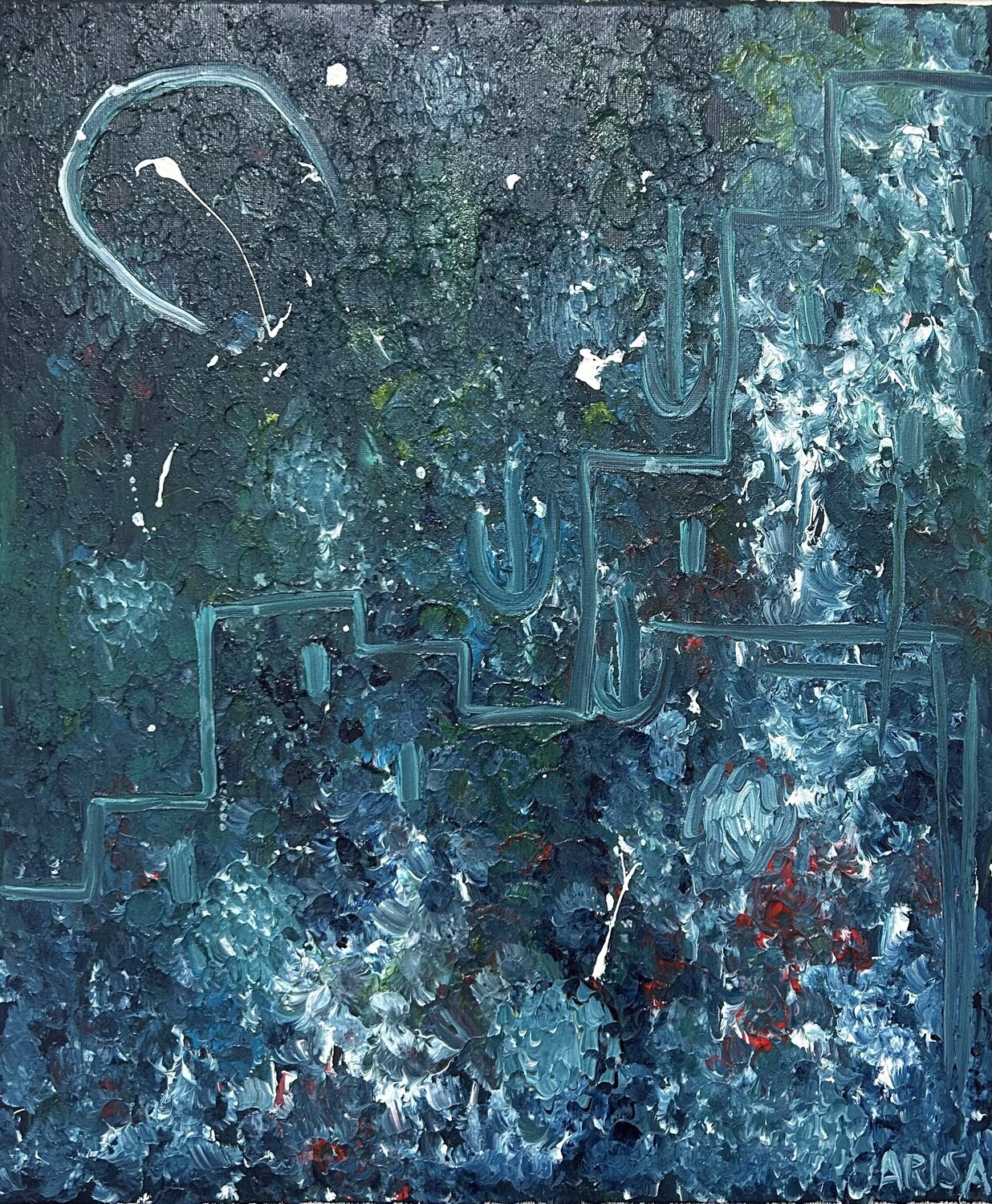 快楽と侵入 アリサ オオツカ Original painting for sale