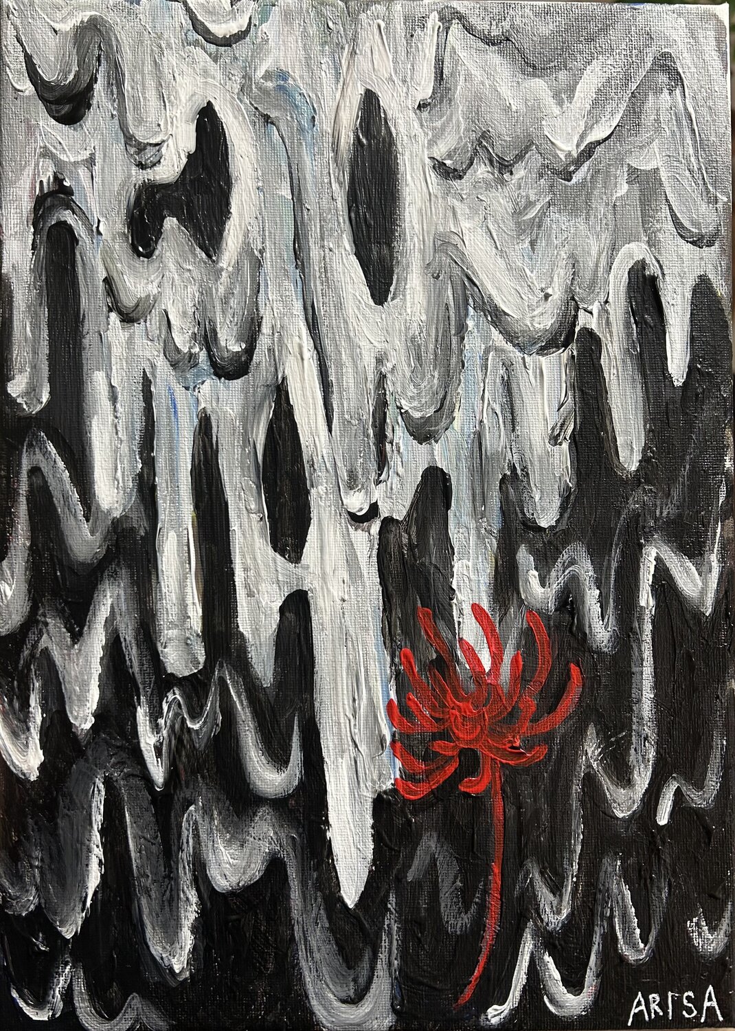 昇天 アリサ オオツカ Original painting for sale