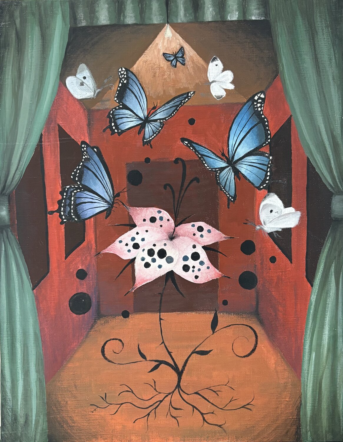 生命の乱舞、習作 アリサ オオツカ Original painting for sale
