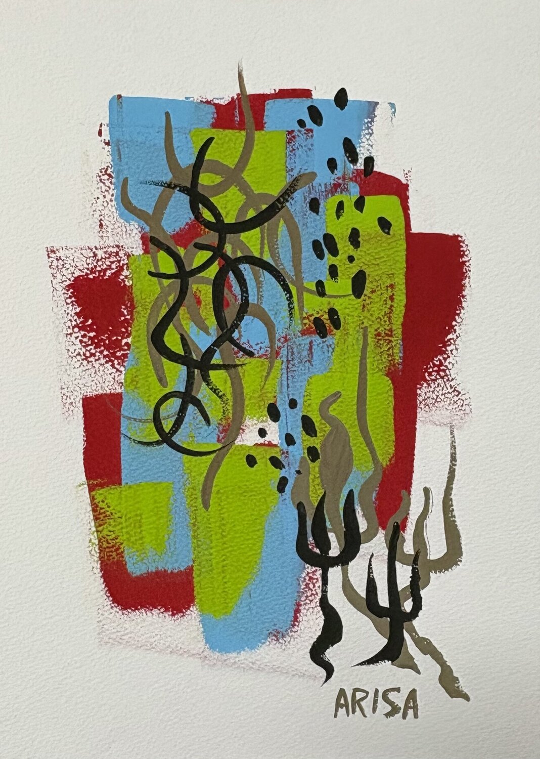 幸福 アリサ オオツカ Original painting for sale