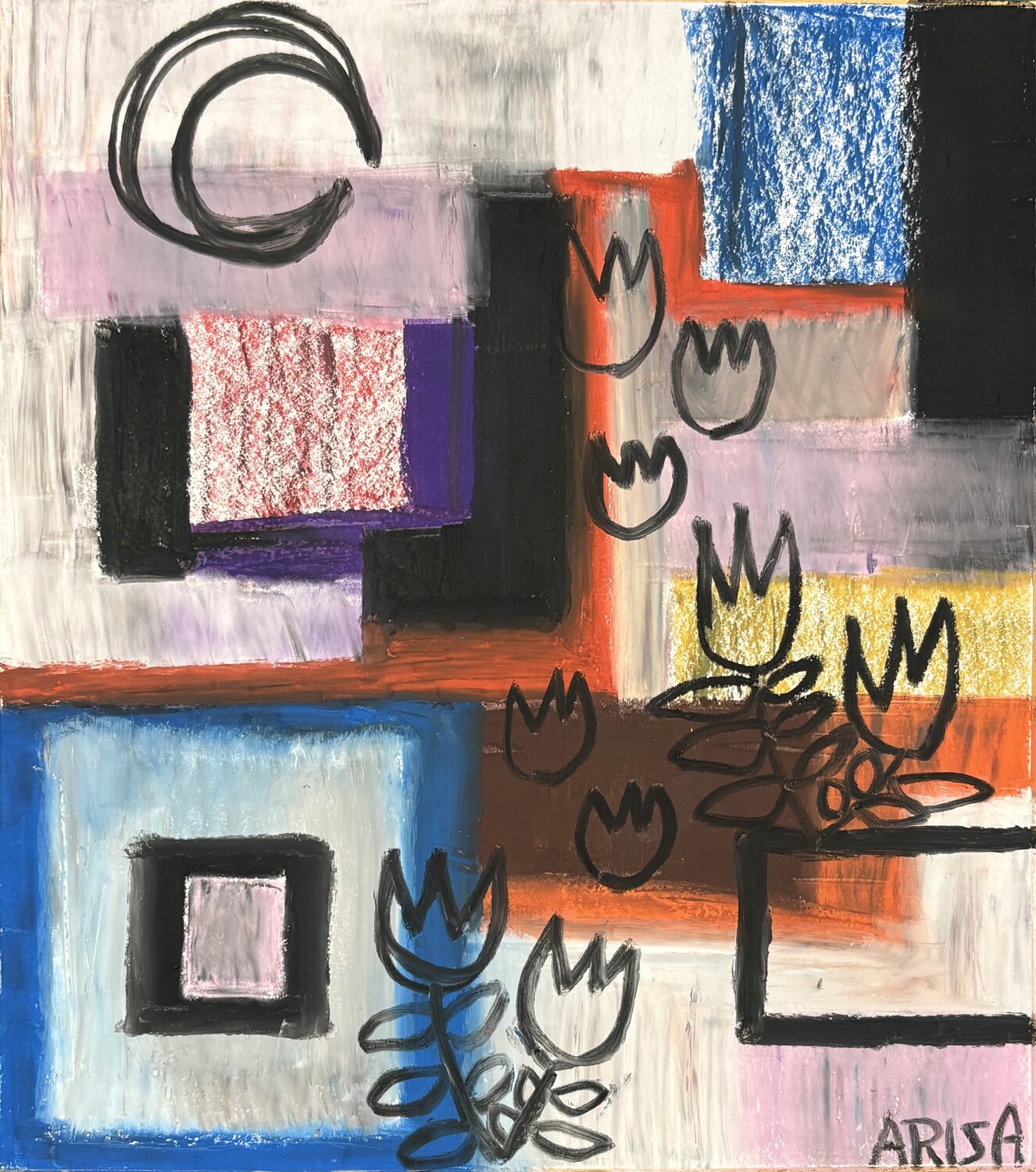 奇怪な アリサ オオツカ Original painting for sale